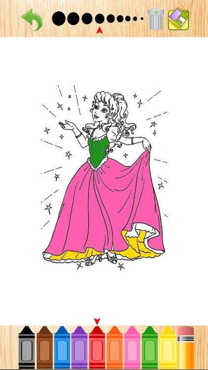Princess Coloring Book for Girls - Learn to Color Cinderella