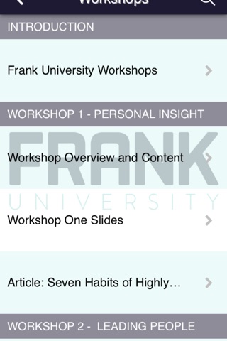 Frank Management University screenshot 3