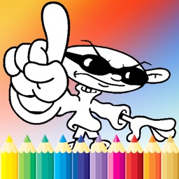 Coloring Book For Education Game - Kids Next Door Edition Drawing And Painting Free Game HD