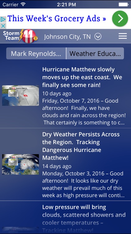 WJHL Radar – Tri-Cities, Tennessee weather screenshot-3