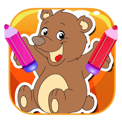 Brown Bear Baby Game For Coloring Page Version iOS App