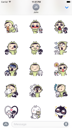 Couple Cat Stickers Pack(圖2)-速報App