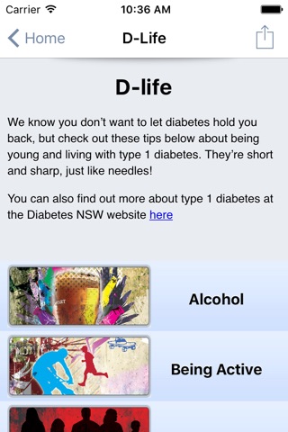 D-Life Diabetes NSW App screenshot 3
