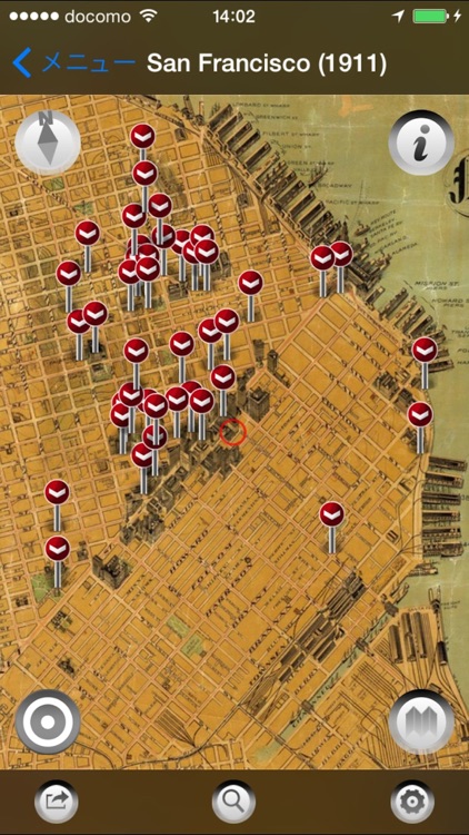 1911 San Francisco Map Lost City