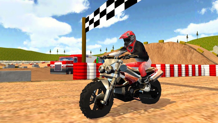 Dirt Bike Motocross Rally Free screenshot-3
