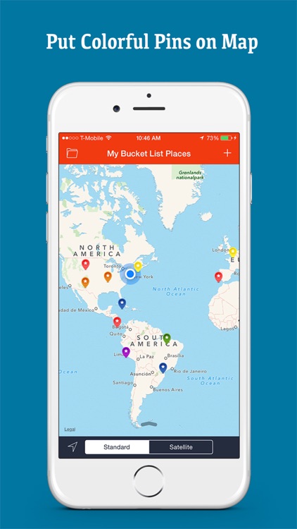 Places Bookmark - Save Locations on Map, Photo, Notes, Address Folder screenshot-3