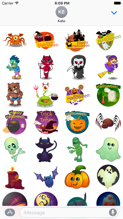 Halloween Sticker Messenger