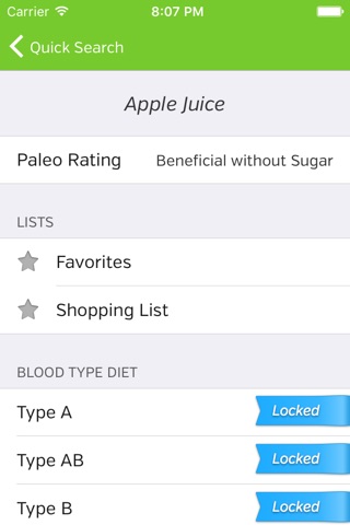 Paleo Foods screenshot 3