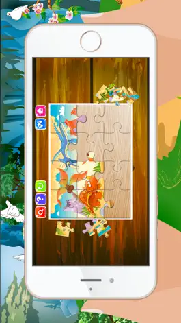 Game screenshot Dinosaur Jigsaw Puzzles – Learning Games Free for Kids Toddler and Preschool mod apk