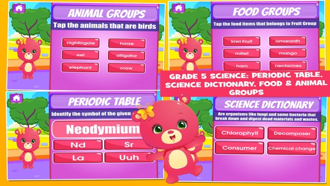 Bears Fifth Grade Educational Games School Edition(圖2)-速報App