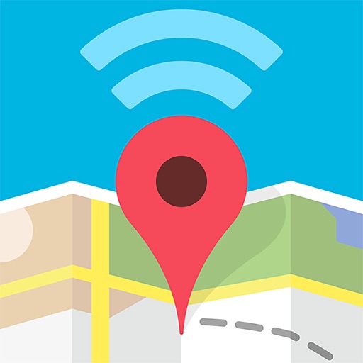 Wifimaps: wifi analyzer & hotspot password Icon