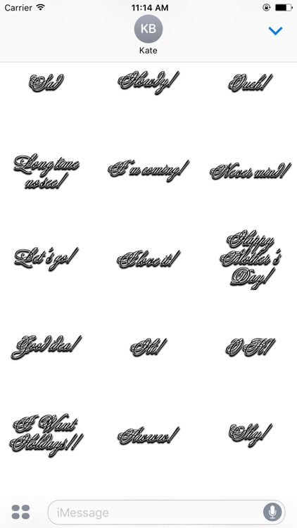 Expressions Calligraphy Stickers screenshot-3