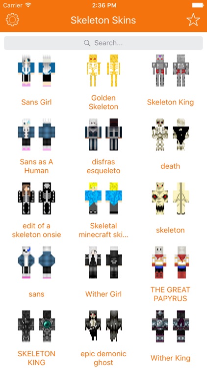 Skeleton Skins - Best Skins for Minecraft PE & PC