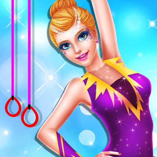 Gymnastics girls Swinging World: Summer Sports Girly Girl rag-doll Swing Games PRO