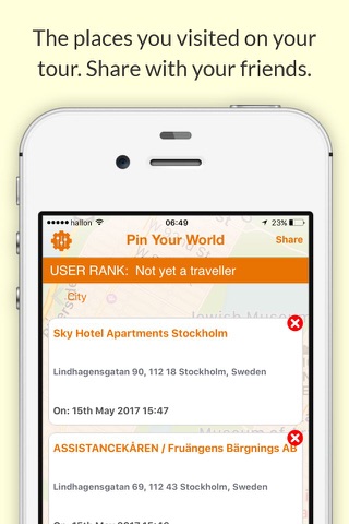 Pin Your World -Best Tool to gather visited places screenshot 4