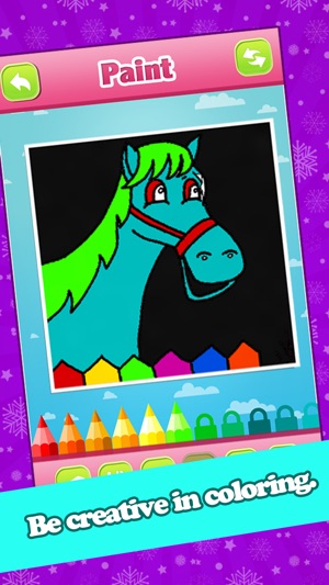 Horse Coloring-Interactive Colorfy Secret Editing(圖3)-速報App