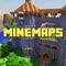 With Ultimate MineMaps : Maps for Minecraft PE you can browse over 800 awesome Minecraft maps