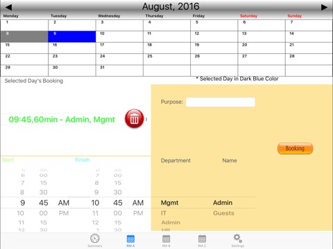 QuickBooking Basic screenshot 3