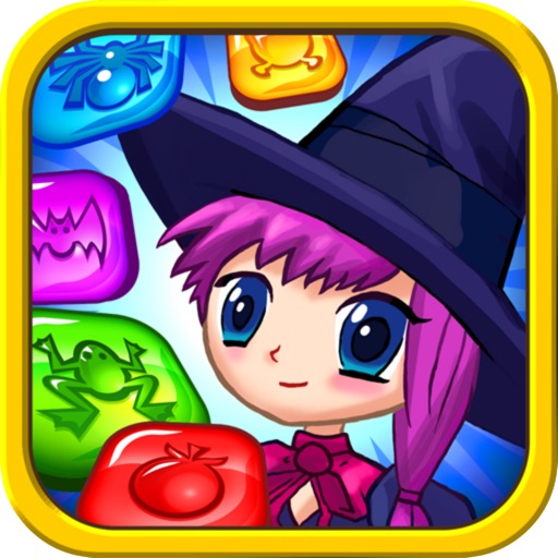 Halloween Witch Match 3 Jewels icon