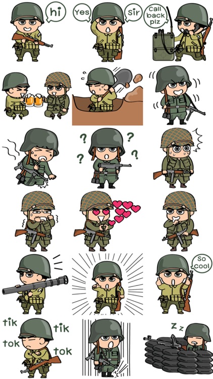 Soldier Stickers!