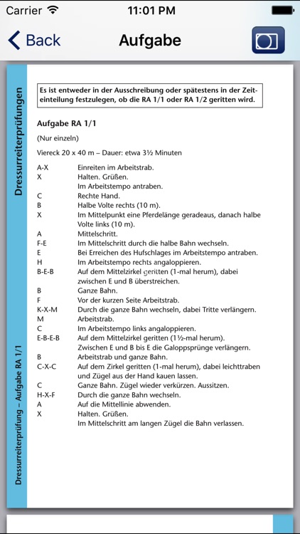 Aufgaben Reiten