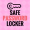Safe Password Locker is a Universal App