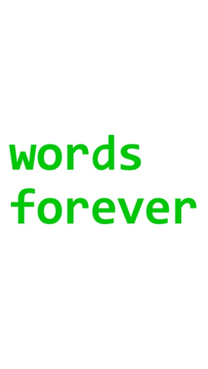 Words Forever