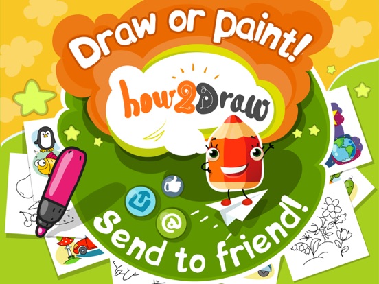 how2Draw - drawing step by step and coloring bookのおすすめ画像1