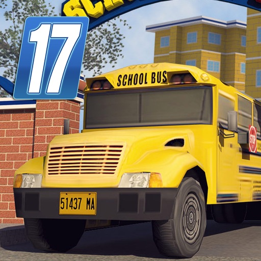 BUS SCHOOL Simulator Real Driver 2017 HD icon