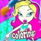 Fashiongirl coloring for Pop Dolls free to kids