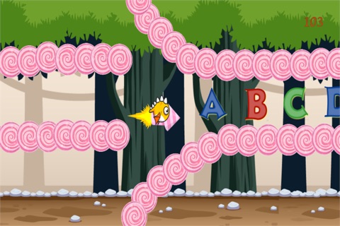 ABCD - Race to the Letter Phonetic Sounds Lite screenshot 2
