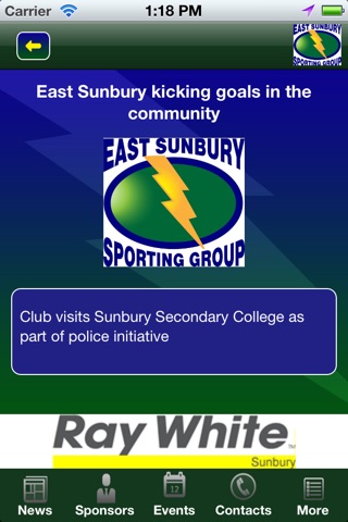 East Sunbury Sporting Group screenshot 2