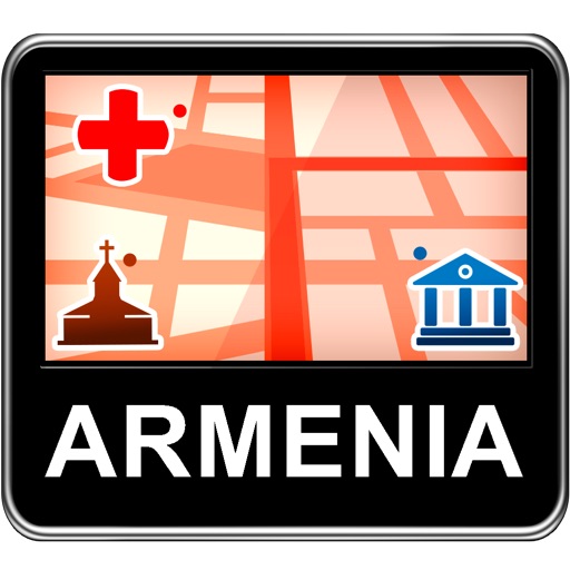 Armenia Vector Map - Travel Monster icon