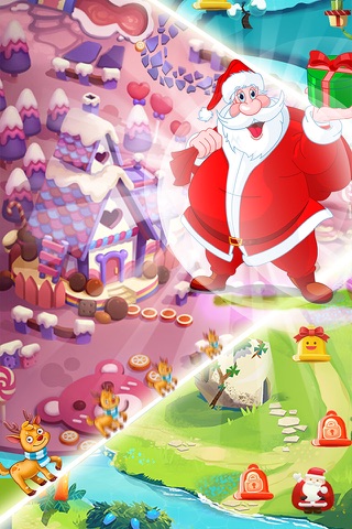 Snowman Blast Mania - Deluxe Christmas Match 3 Game screenshot 2