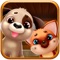 Check out this fun and sporty match 3 puzzle game with cute animals