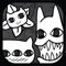 Zombie Cat Evolution : Mutant Alpaca's Revolution is a zombie-cat raising game where you feed a mouse to the cat and see her evolution 2 alpaca-like creepy creature