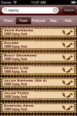 Malaysia Postcode Finder screenshot 3