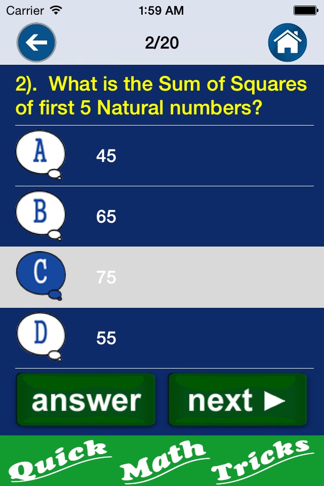 Maths Tricks Free screenshot 3