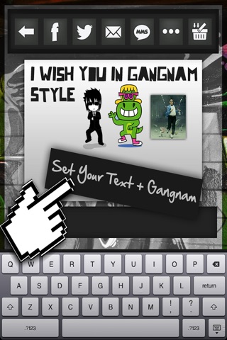 Emoji Gangnam : Animated 3D Gangnam Emoticons screenshot 3