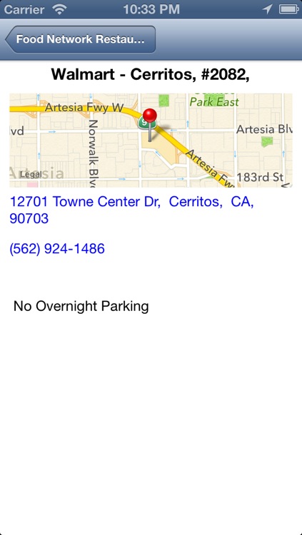 General Store and Overnight Parking Locator Pro - Walmart edition