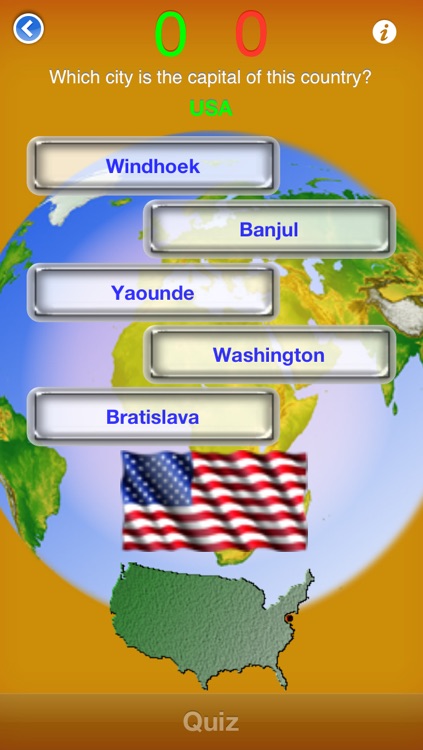 Countries & Capitals screenshot-3