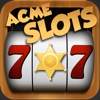 Acme Slots Machine - Saloon Wildhorse Spin Shot Edition with Prize Wheel, Black Jack & Roulette Games