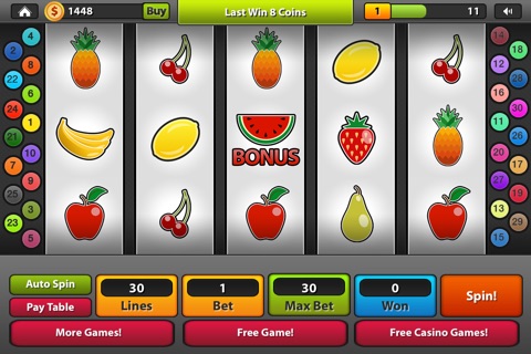 Fruit Casino - Slot Machine with Bonus Games screenshot 2