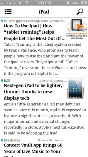 Now - Google News for Apple and Top Char