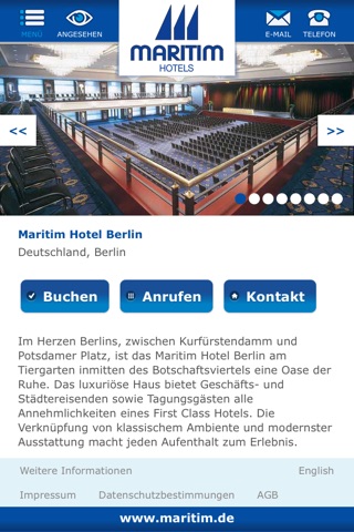 Maritim Hotels App screenshot 3
