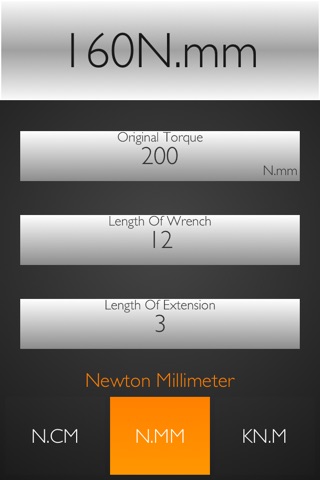 Torque Wrench Extension Calculator screenshot 2