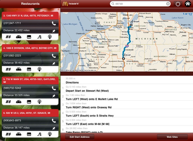 McDonald's for iPad