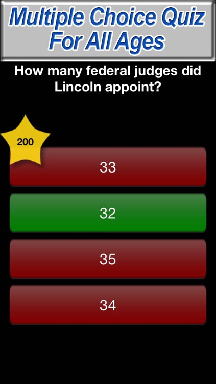 Abraham Lincoln Trivia Quiz Free - A United States President Educational Game