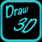 Draw Single Objects that will swirl around in a circler pattern give a great 3D effect