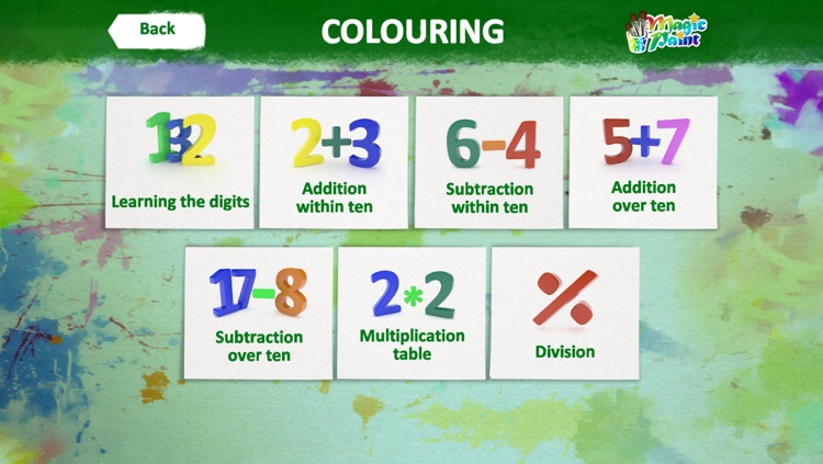 Magic Paint with Math